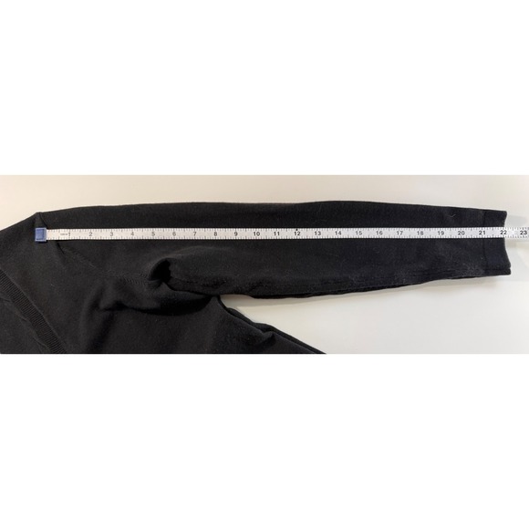 Lands End Womens Black Cardigan Sweater XS Knit Open Front Basic Casual - Picture 8 of 9